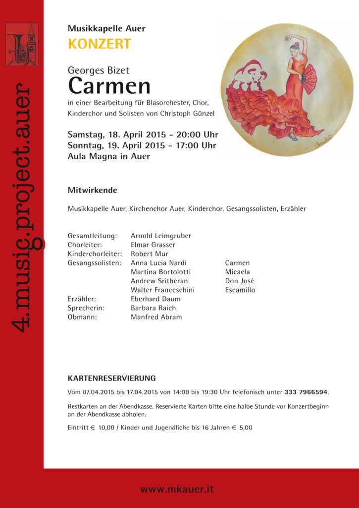 Einladung Carmen